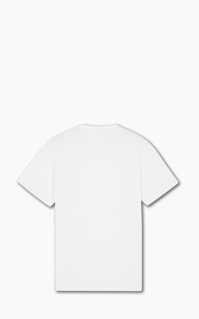Maison Kitsuné Grey Fox Head Patch Classic T-Shirt White