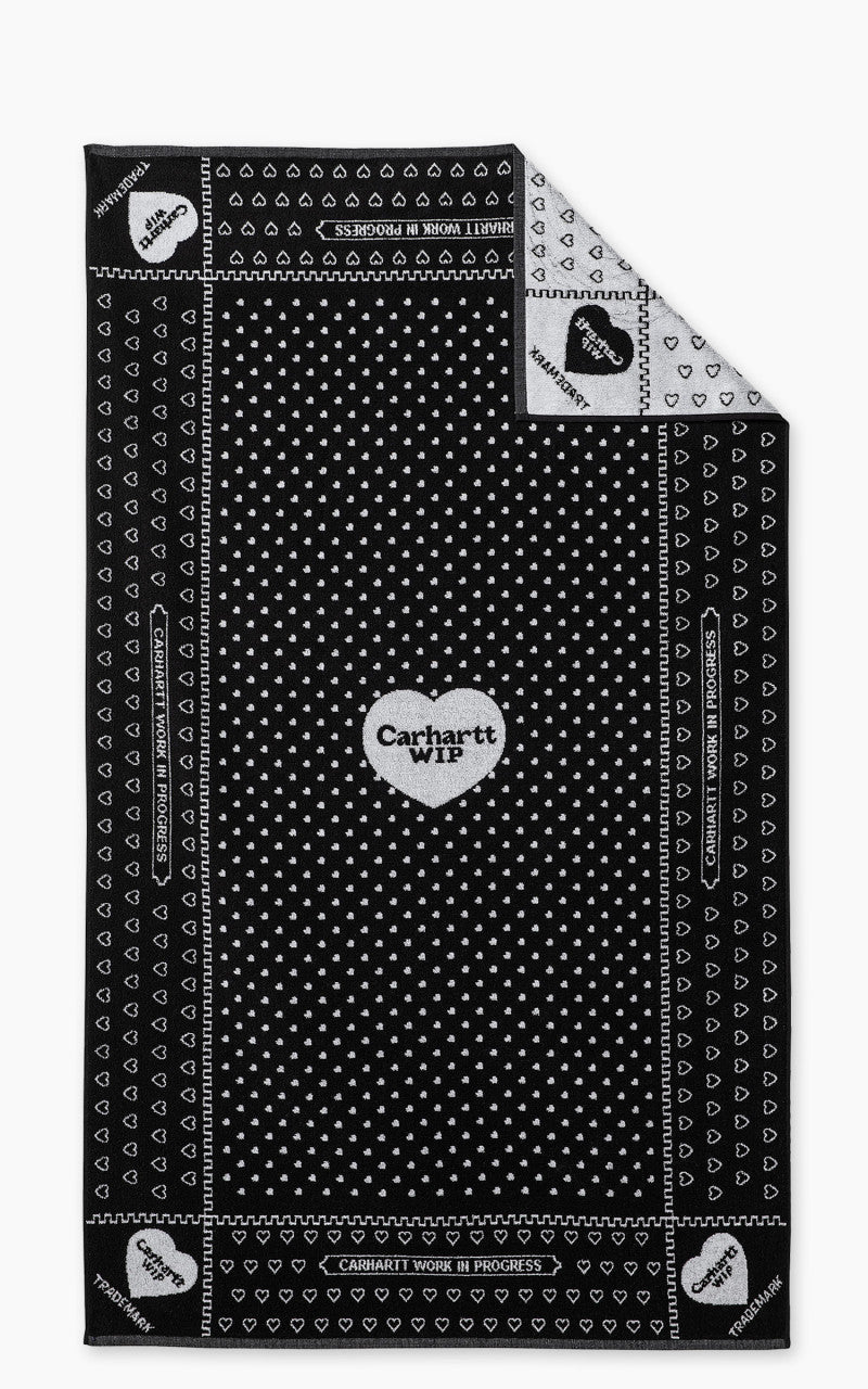 Carhartt WIP Heart Bandana Towel Heart Bandana Jacquard/Black