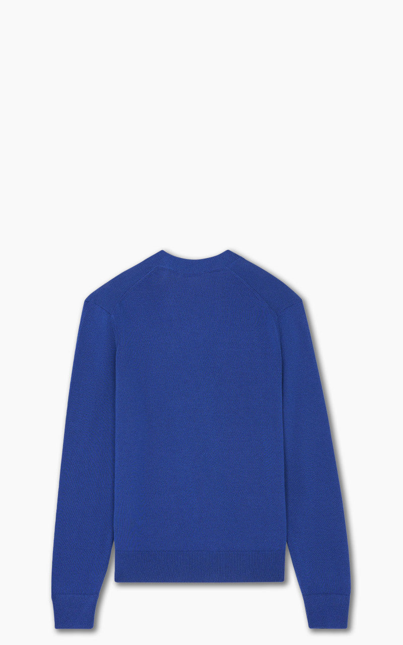 Maison Kitsuné Fox Head Patch Classic Cardigan Deep Blue