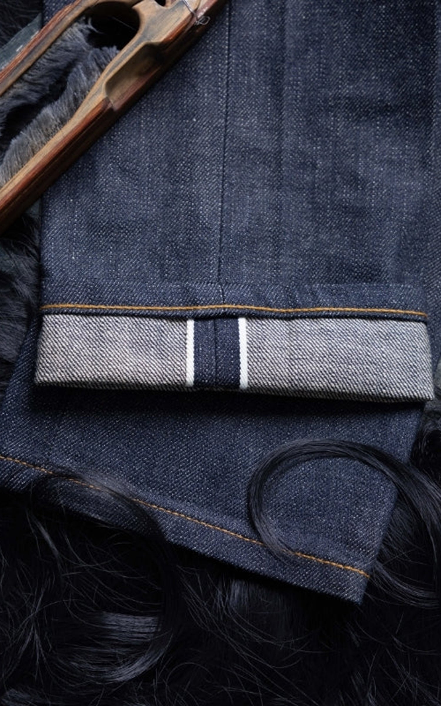 Naked & Famous Denim Weird Guy Harionago Selvedge Indigo 14oz