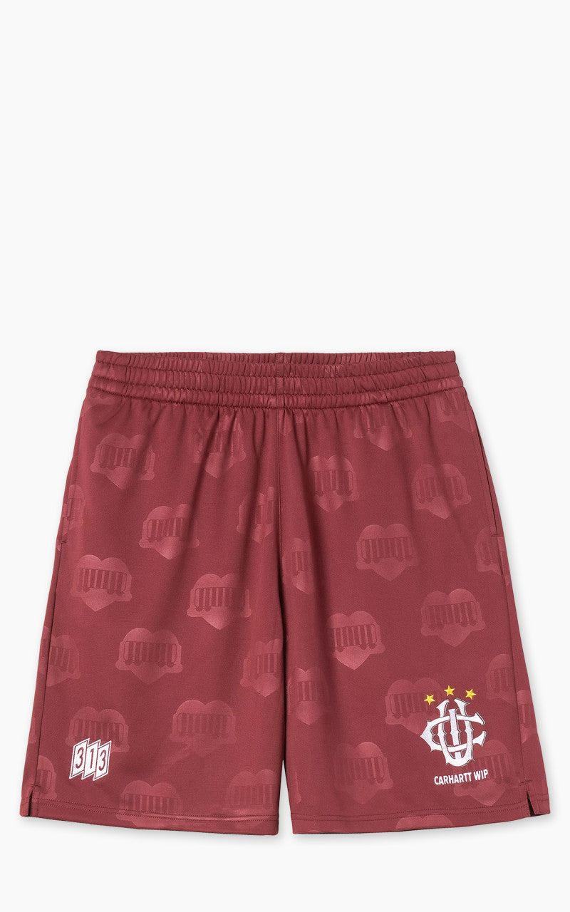 Carhartt WIP Hartt's Football Short Jacquard/Mulberry