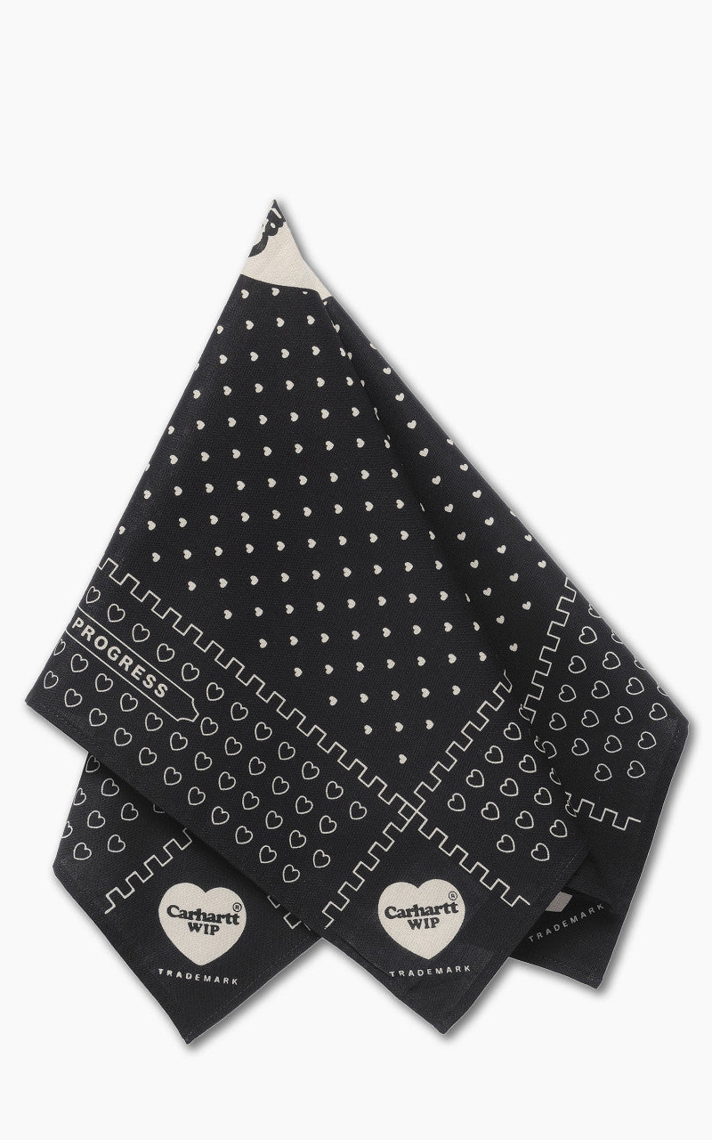 Carhartt WIP Heart Bandana Black