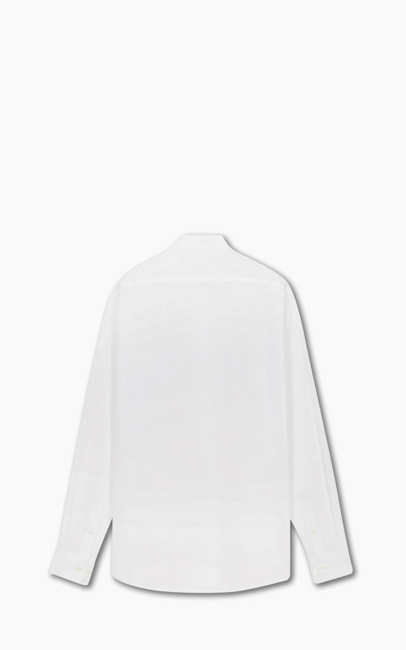 Maison Kitsuné Fox Head Embroidery Classic Shirt White