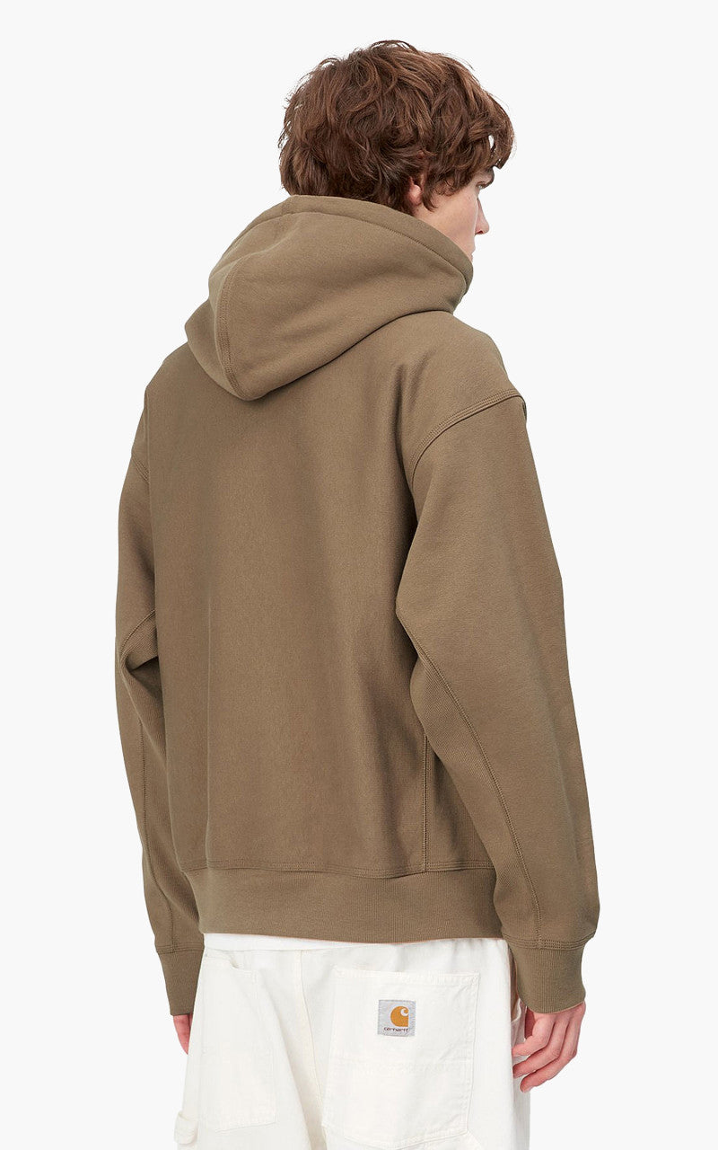 Carhartt WIP Hooded American Script Sweatshirt Buffalo