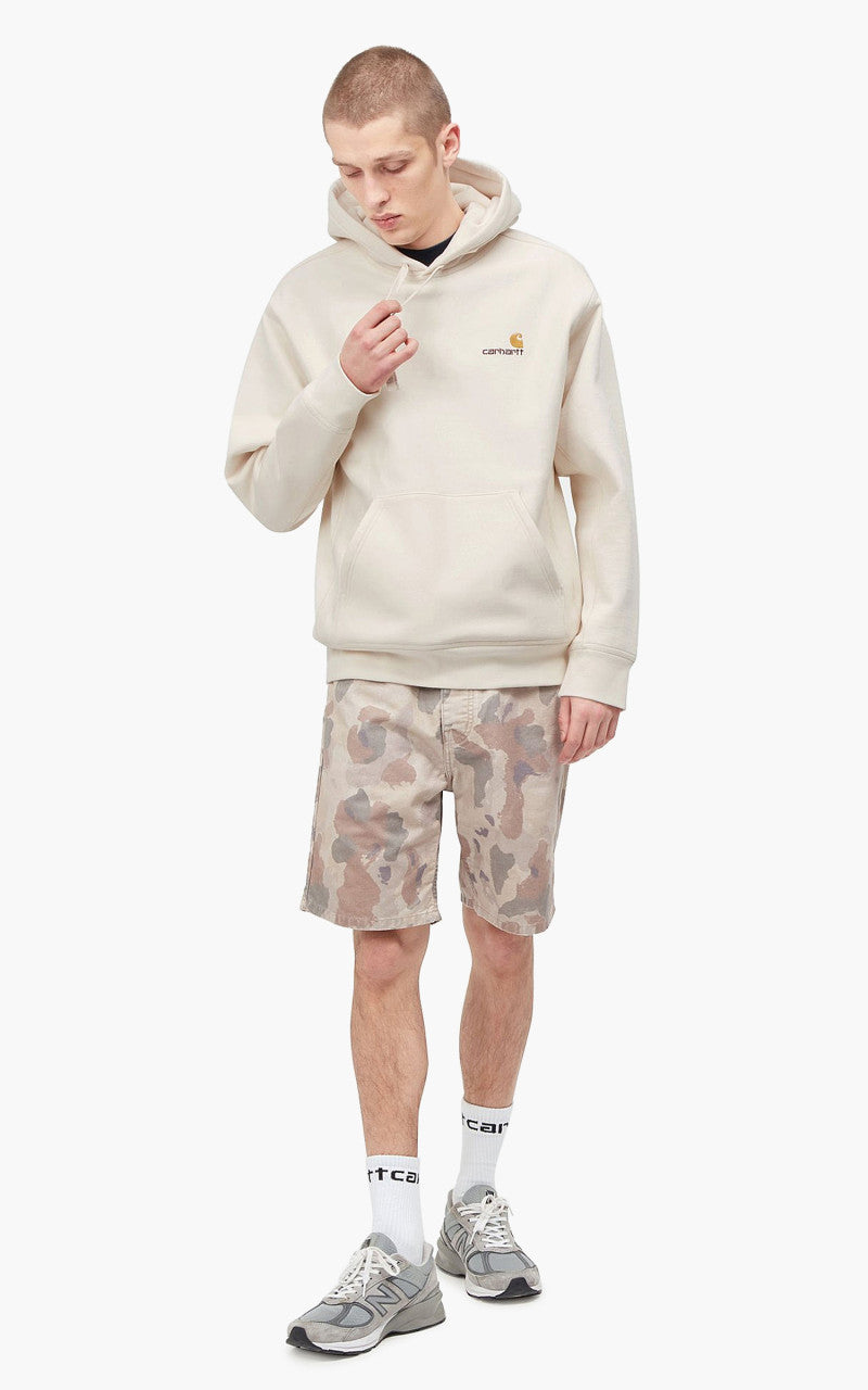 Carhartt WIP Hooded American Script Sweatshirt Natural