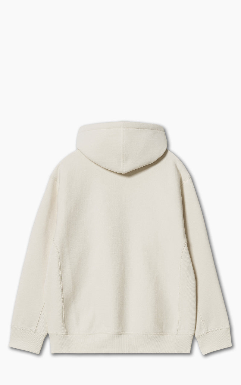 Carhartt WIP Hooded American Script Sweatshirt Natural