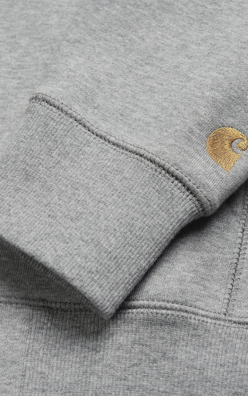 Carhartt WIP Hooded Chase Jacket Grey Heather/Gold