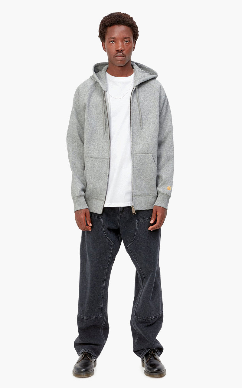 Carhartt WIP Hooded Chase Jacket Grey Heather/Gold