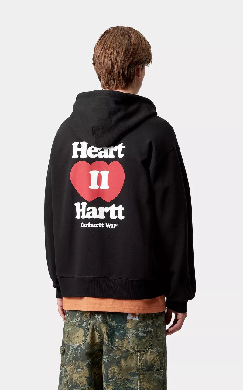 Carhartt WIP Hooded Heart II Hartt Sweat Jacket Black