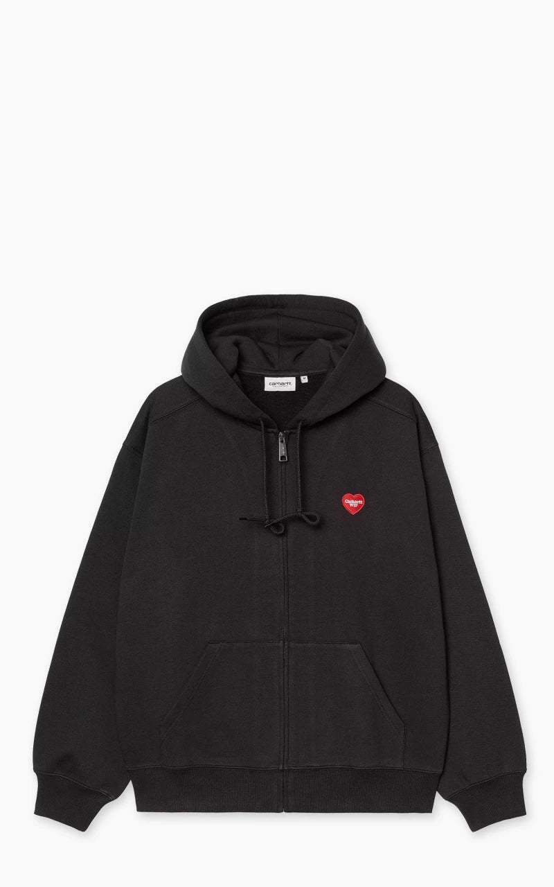 Carhartt WIP Hooded Heart II Hartt Sweat Jacket Black