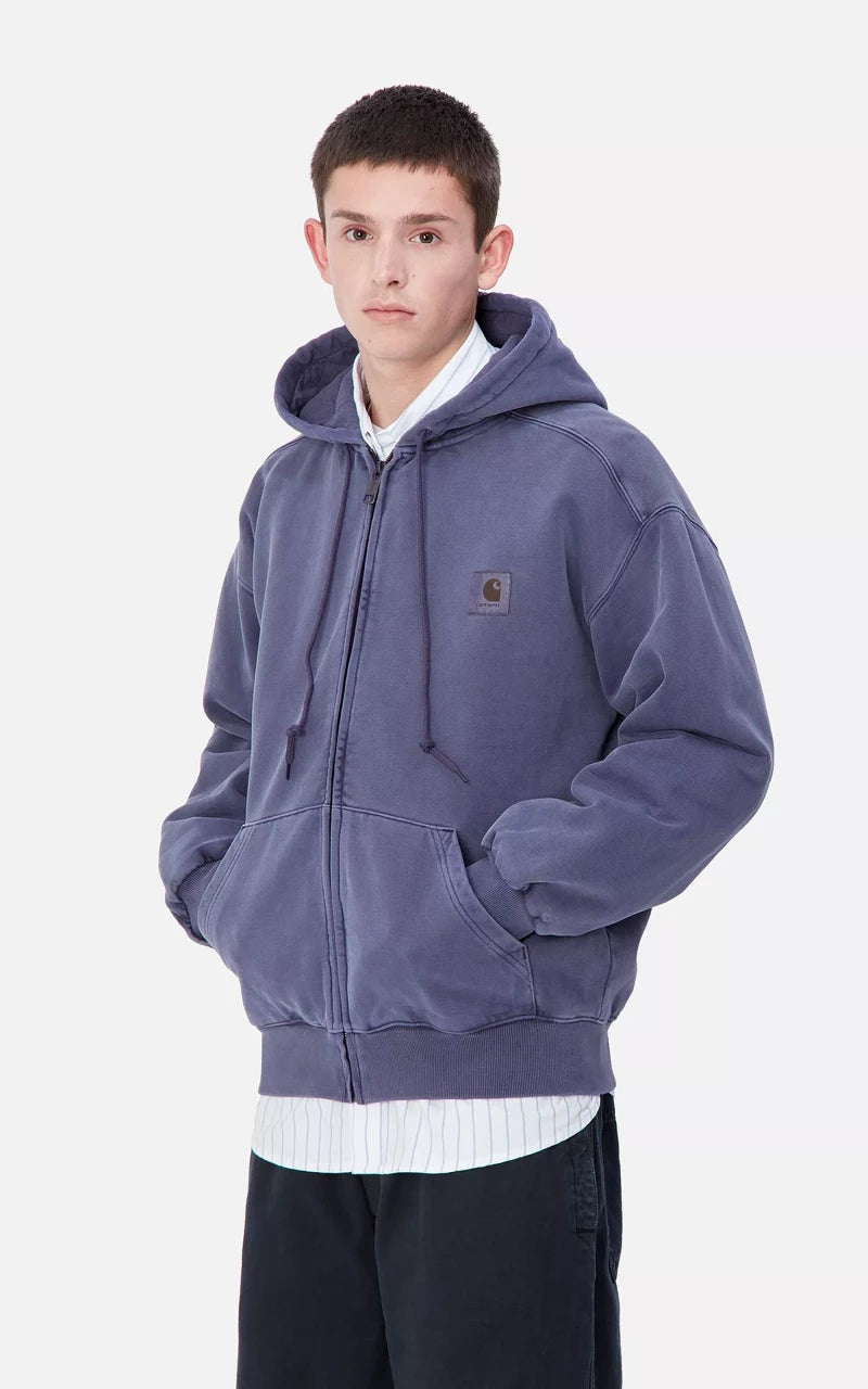 Carhartt WIP Hooded Vista Jacket Garment Dyed Aura
