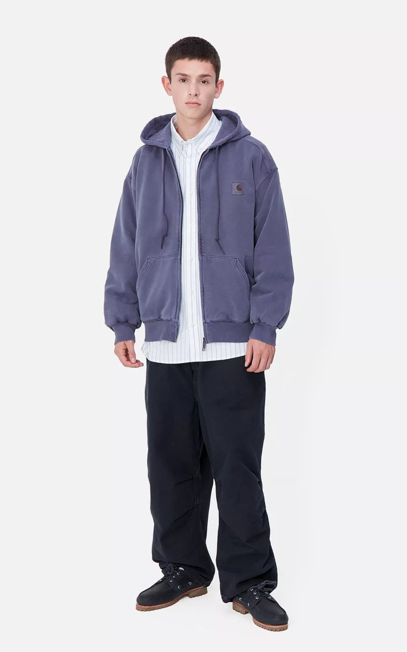 Carhartt WIP Hooded Vista Jacket Garment Dyed Aura