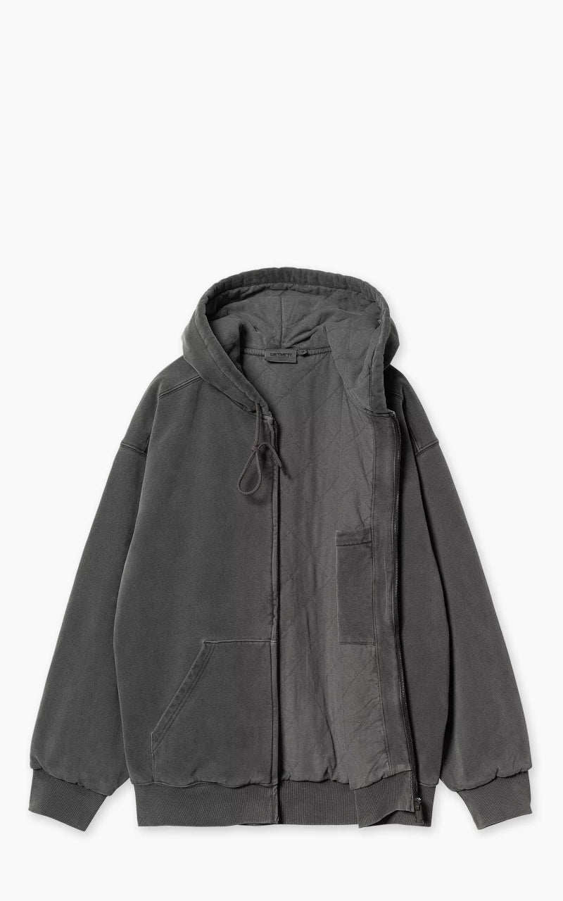 Carhartt WIP Hooded Vista Jacket Garment Dyed Graphite