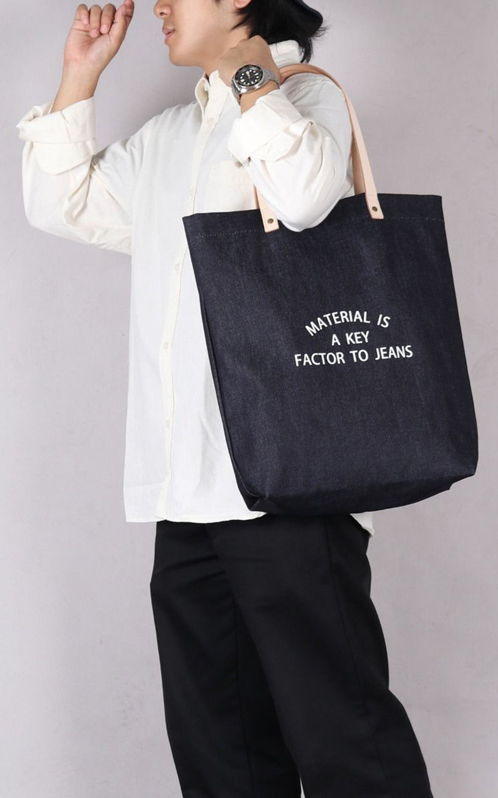 Japan Blue JBBG1000 Denim Tote Bag Indigo 13oz