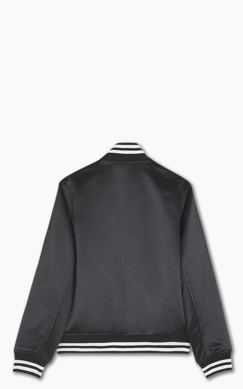 Maison Kitsuné Satin Teddy Jacket Black