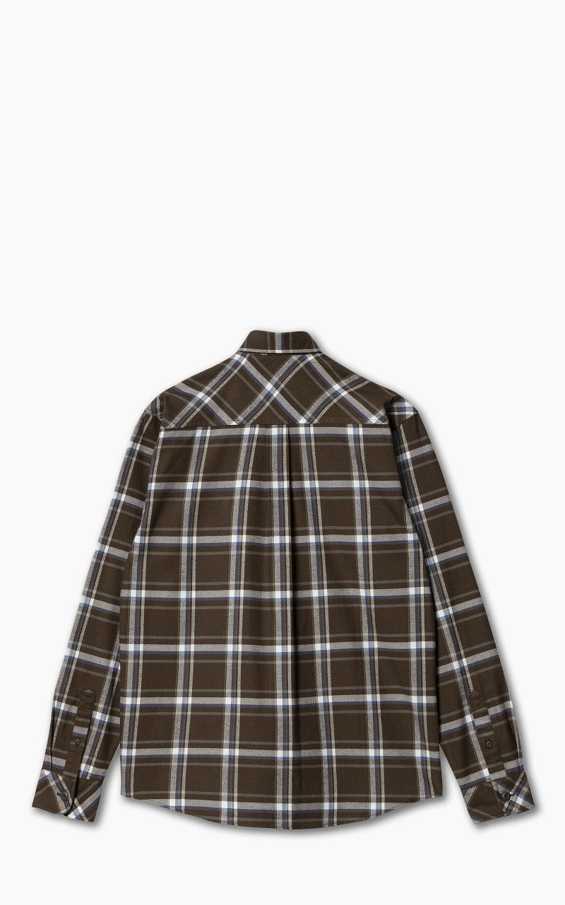 Carhartt WIP L/S Barten Shirt Barten Check Buckeye/Buckeye