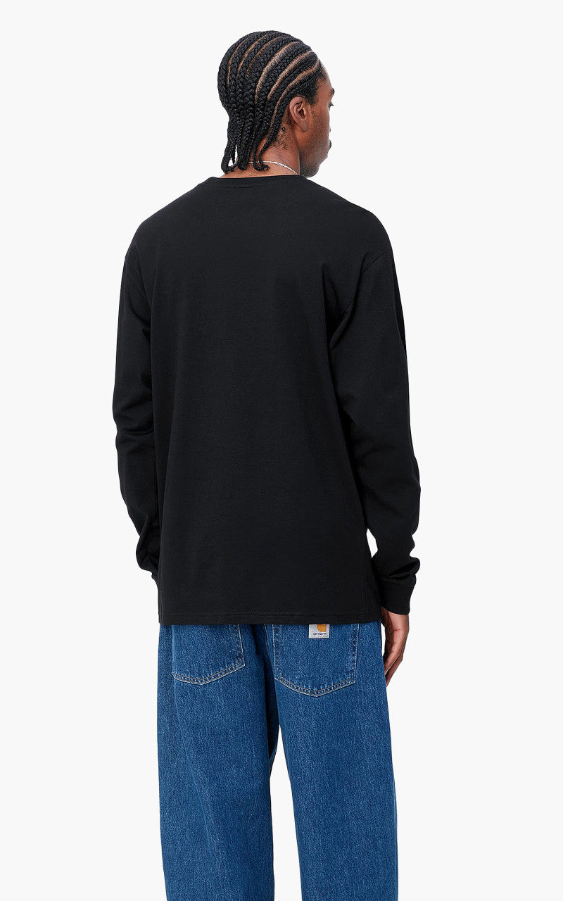 Carhartt WIP L/S Chase T-Shirt Black/Gold