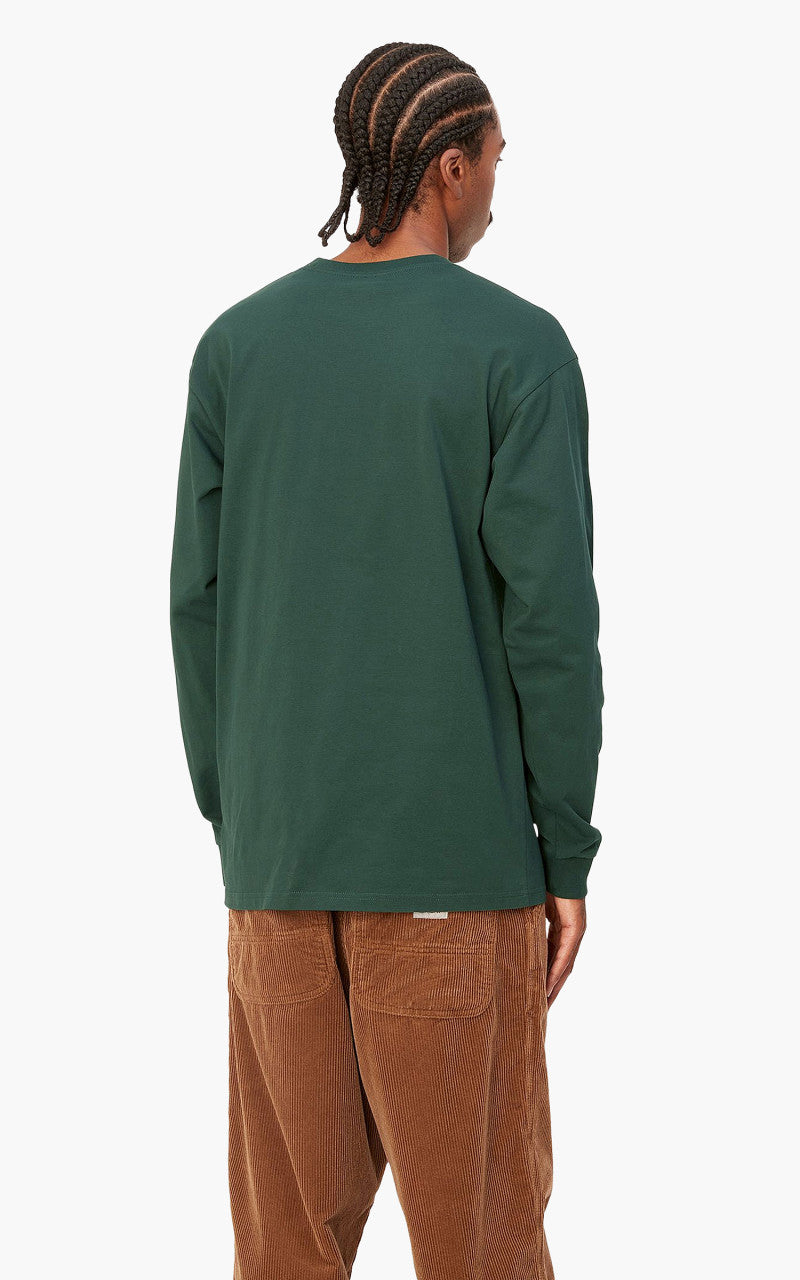 Carhartt WIP L/S Chase T-Shirt Discovery Green/Gold