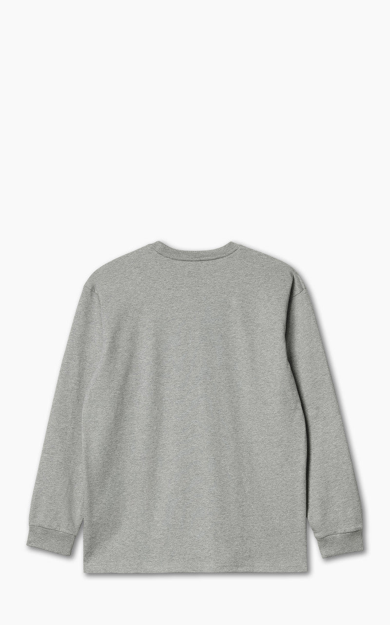 Carhartt WIP L/S Chase T-Shirt Grey Heather/Gold