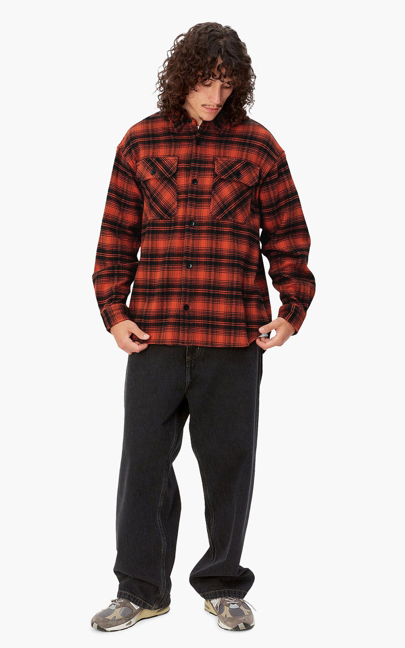 Carhartt WIP L/S Krenz Shirt Krenz Check/Brick