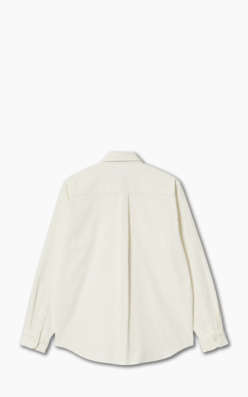 Carhartt WIP L/S Madison Fine Cord Shirt Wax/Black
