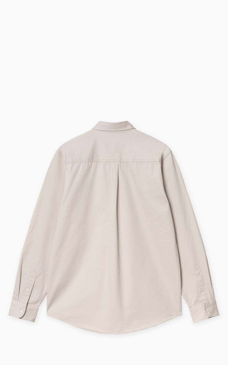 Carhartt WIP L/S Madison Shirt Moonbeam/Black