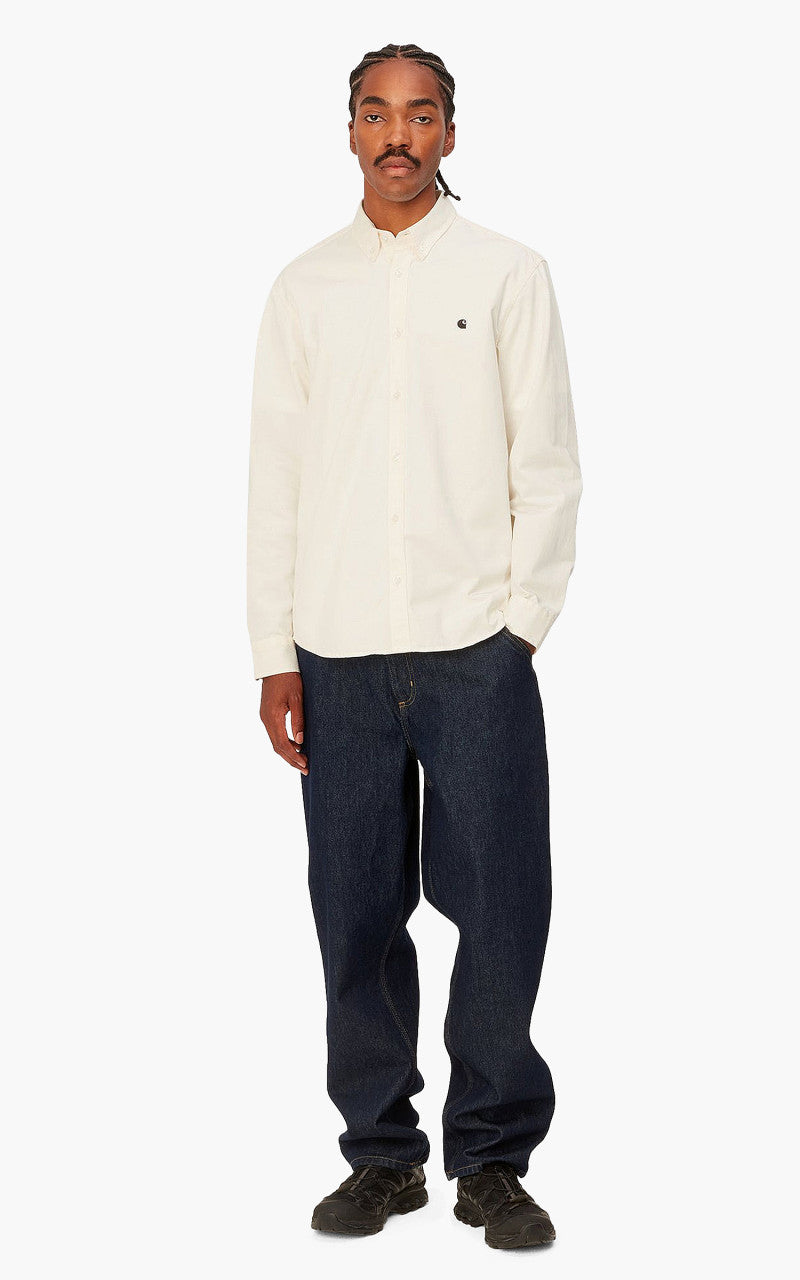 Carhartt WIP L/S Madison Shirt Wax/Black