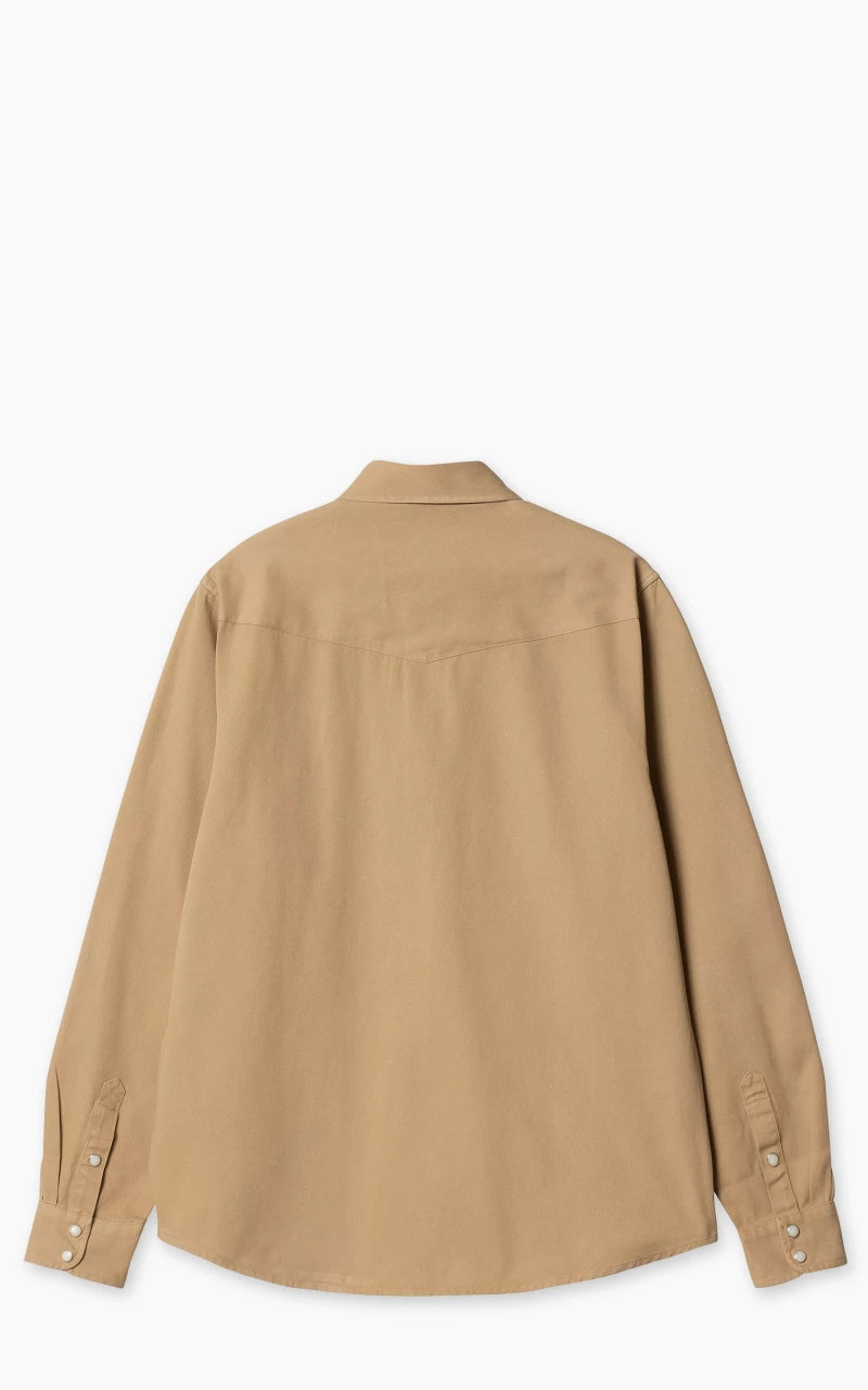 Carhartt WIP L/S Santa Fe Shirt Dusty H Brown