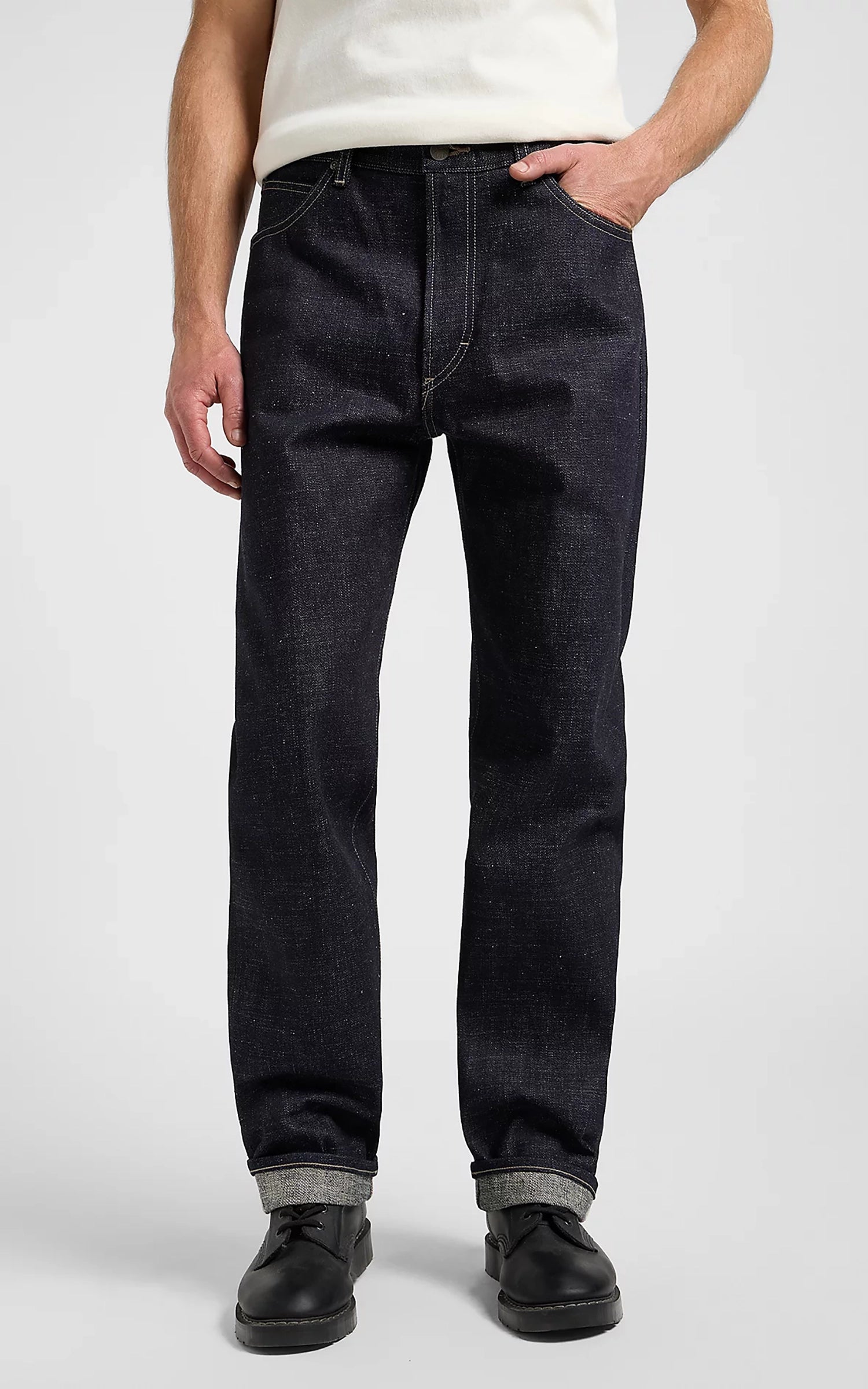 Lee 101 101 R Relaxed Jeans Selvedge Dry Heavyweight Blue 17oz