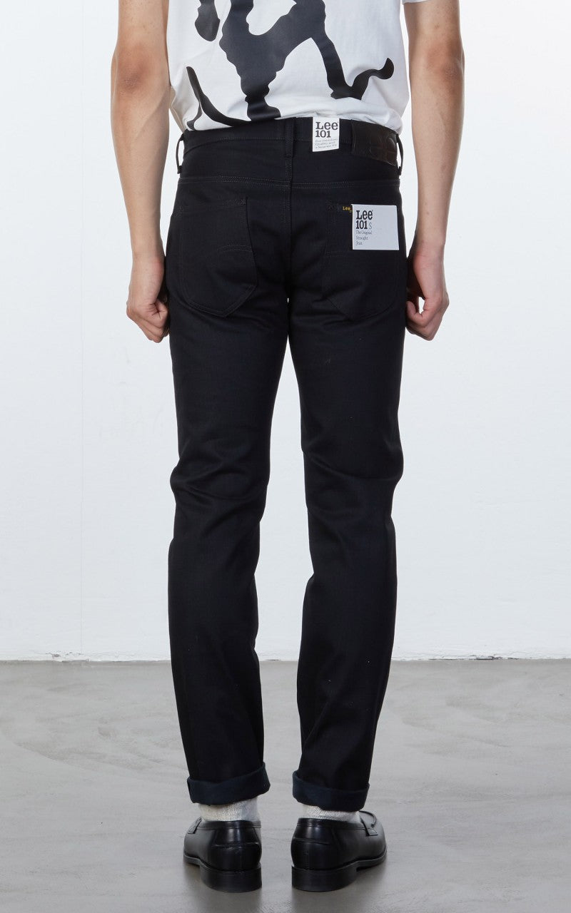 Lee 101 101 S Jeans Dry Black Selvedge 13oz