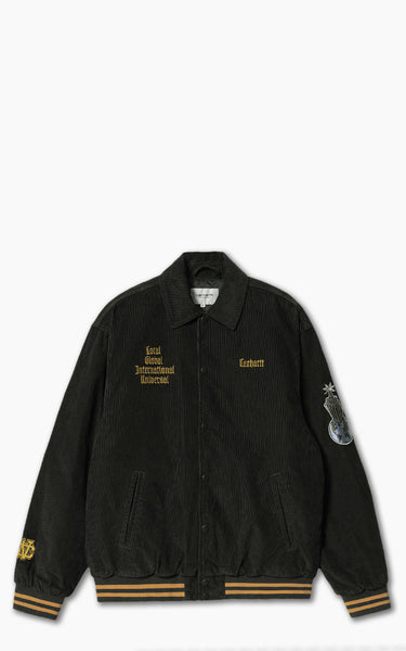 Carhartt WIP Letterman Jacket Dark Cedar/Ochre