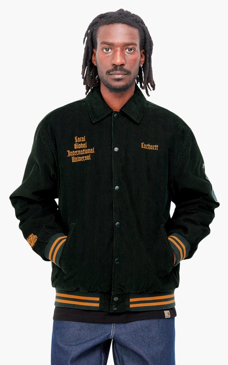 carhartt カーハート LETTERMAN JACKET Carhartt WIP Letterman Jacket Dark Cedar/Ochre