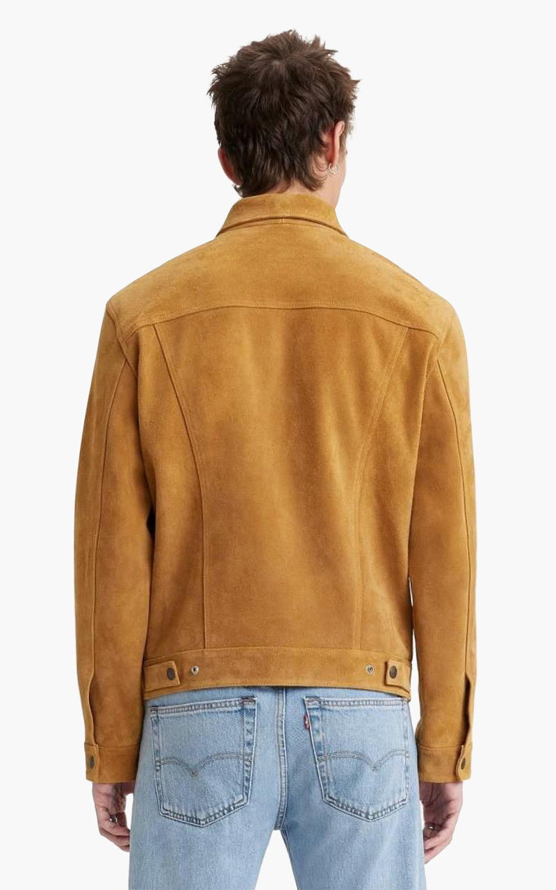 Levi's® Highland Suede Trucker Jacket Brown