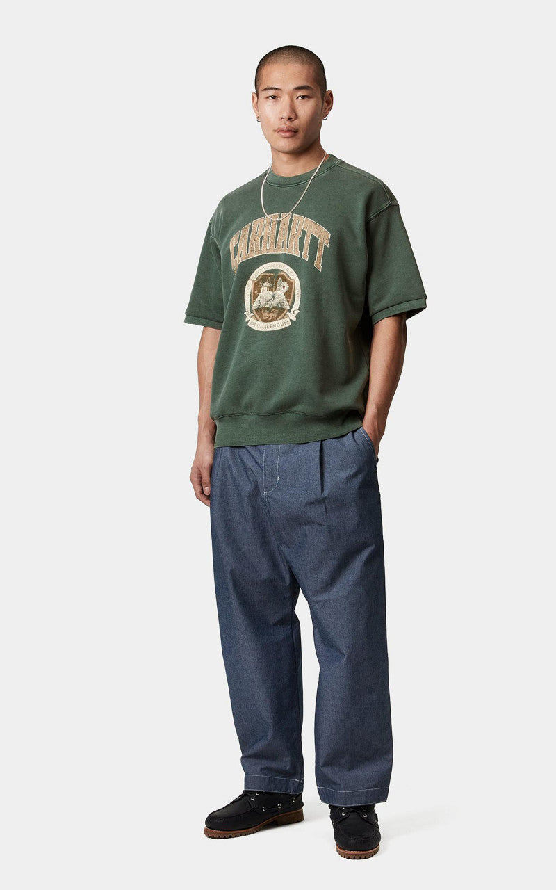 Carhartt WIP Library Sweatshirt Garment Dyed Conifer