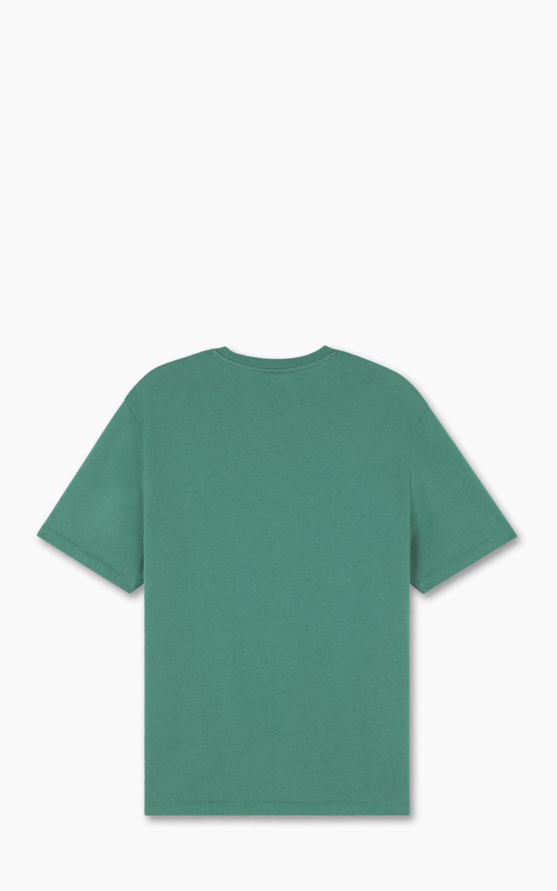 Maison Kitsuné Fox Head Patch Regular T-Shirt Pine