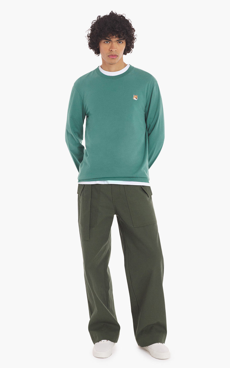 【おまとめ】 L-5223 5414 Maison Kitsuné Fox Head Patch Regular Long-Sleeved T-Shirt