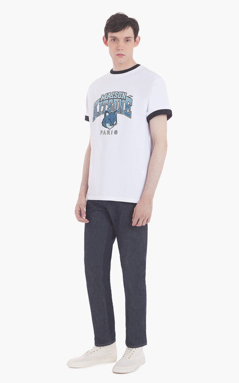 Maison Kitsuné Campus Fox Relaxed T-Shirt White