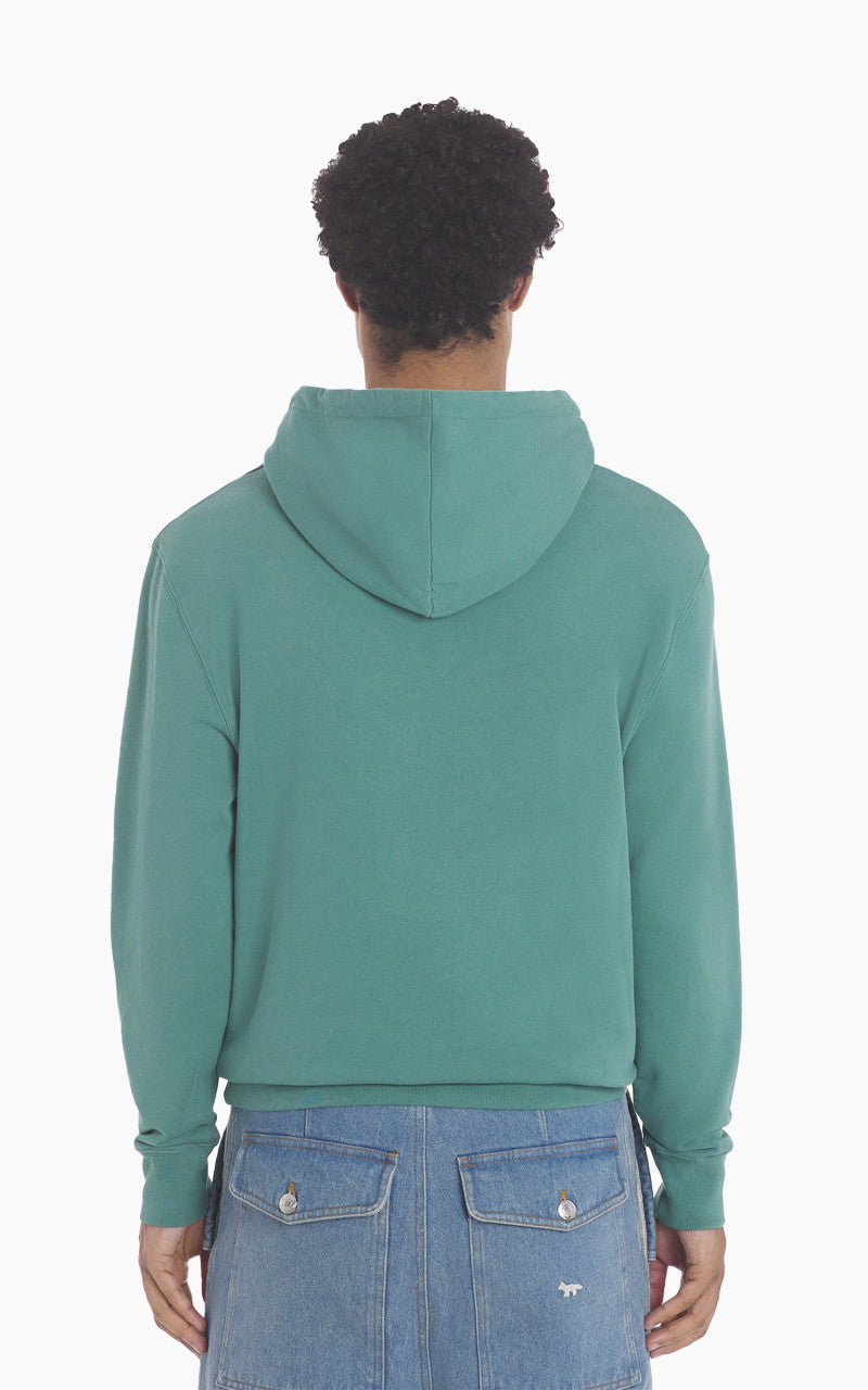 Maison Kitsuné Fox Head Patch Regular Hoodie Pine