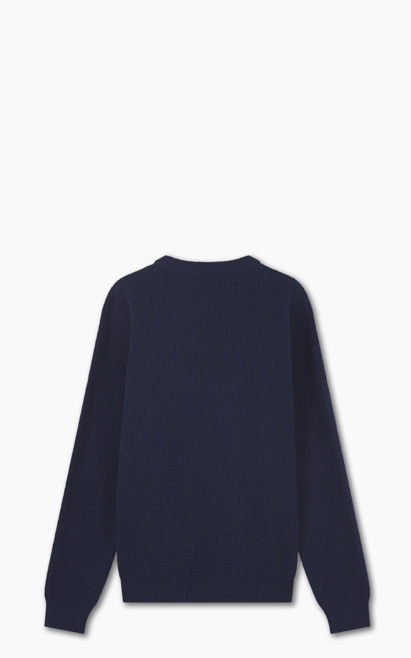 Maison Kitsuné Handwriting Comfort Jumper Ink Blue