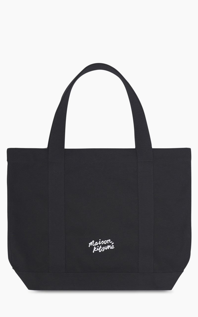 Maison Kitsuné Fox Head Tote Bag Black