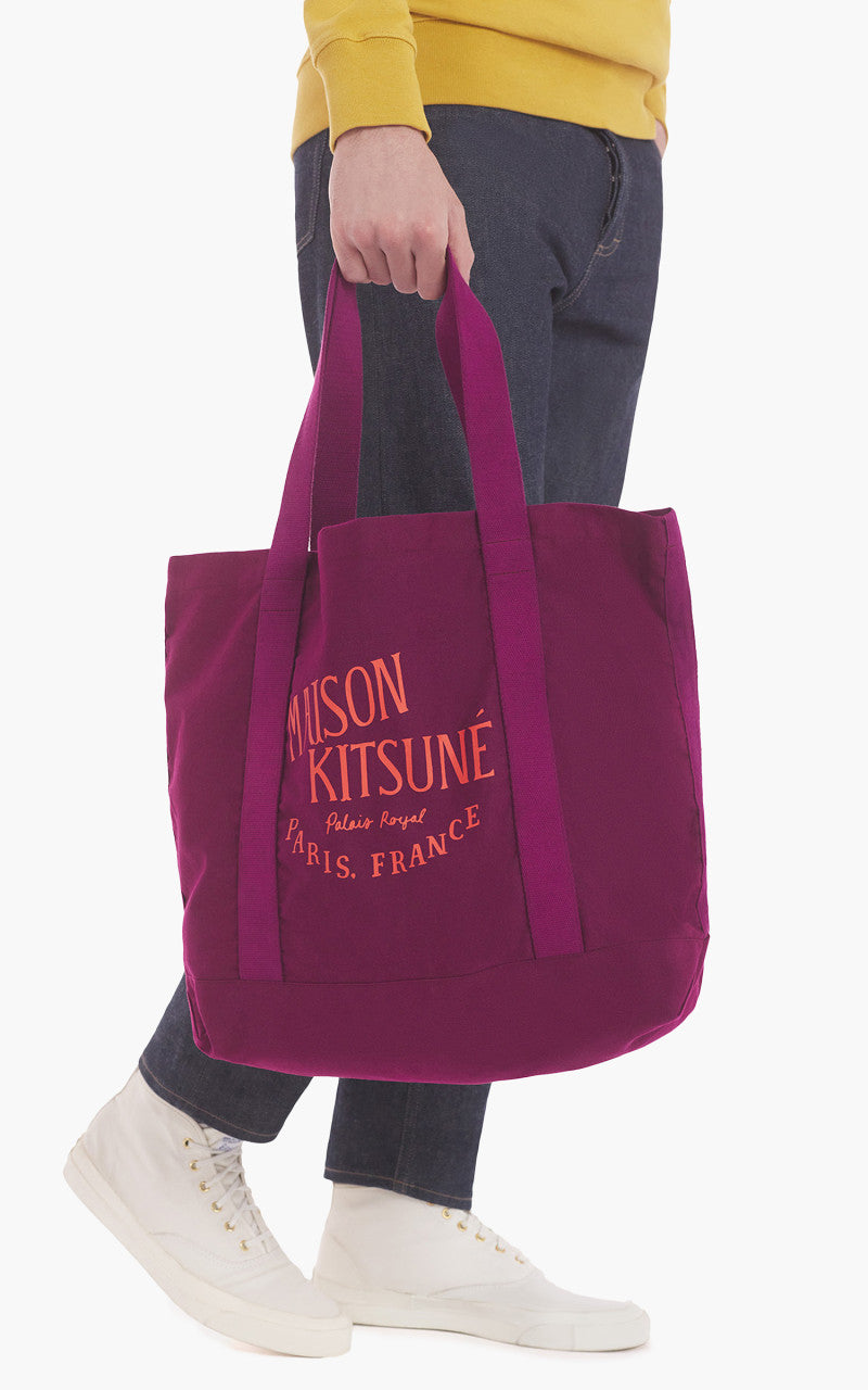 Maison Kitsuné Palais Royal Shopping Bag Grape