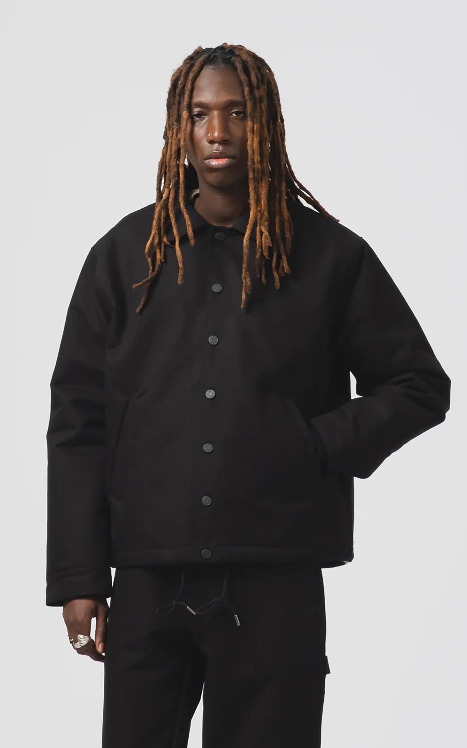 Eat Dust Dago Jacket Nebraska Cotton Black