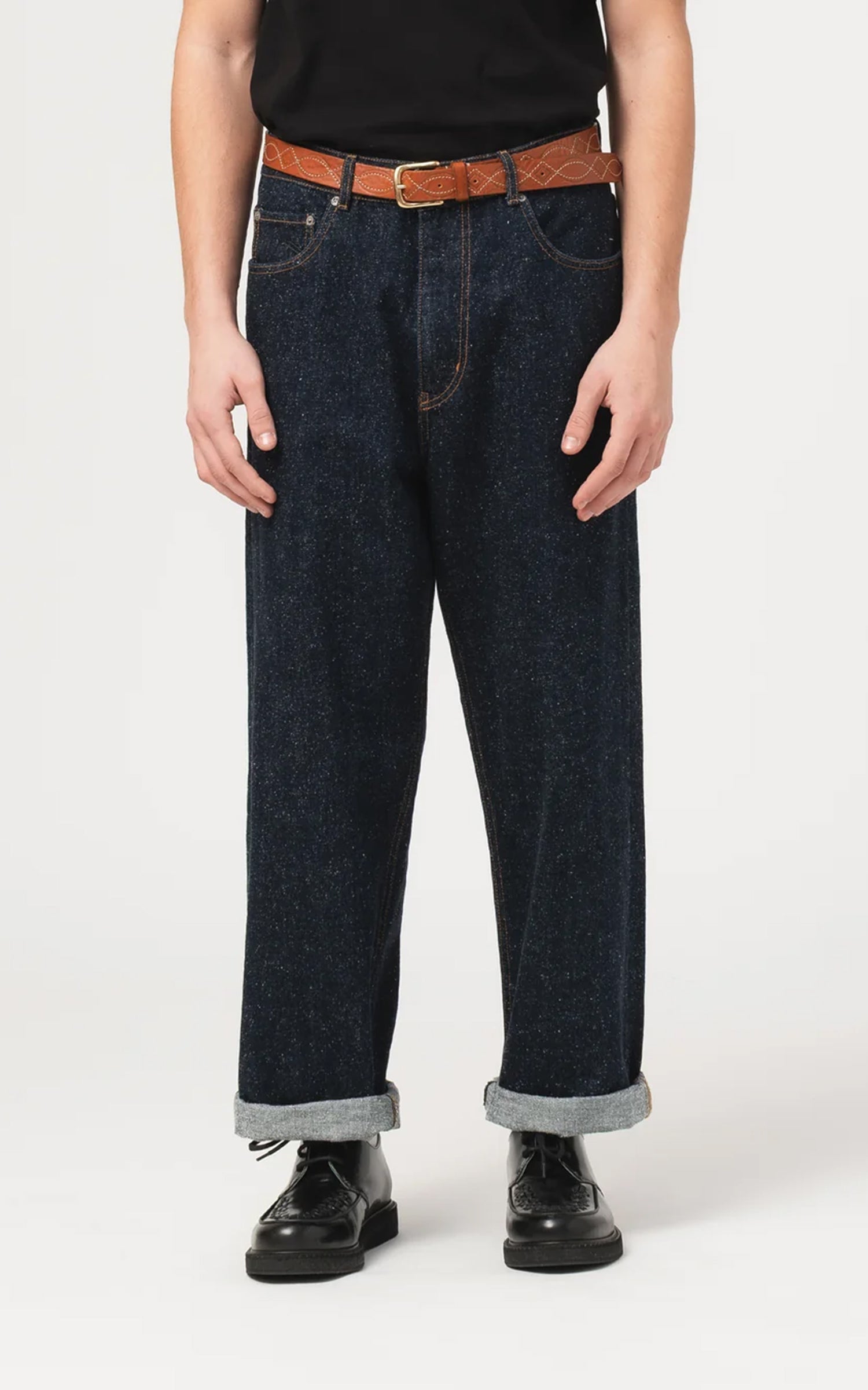 Eat Dust Fit 69 Flh Pants Neppy Denim Indigo