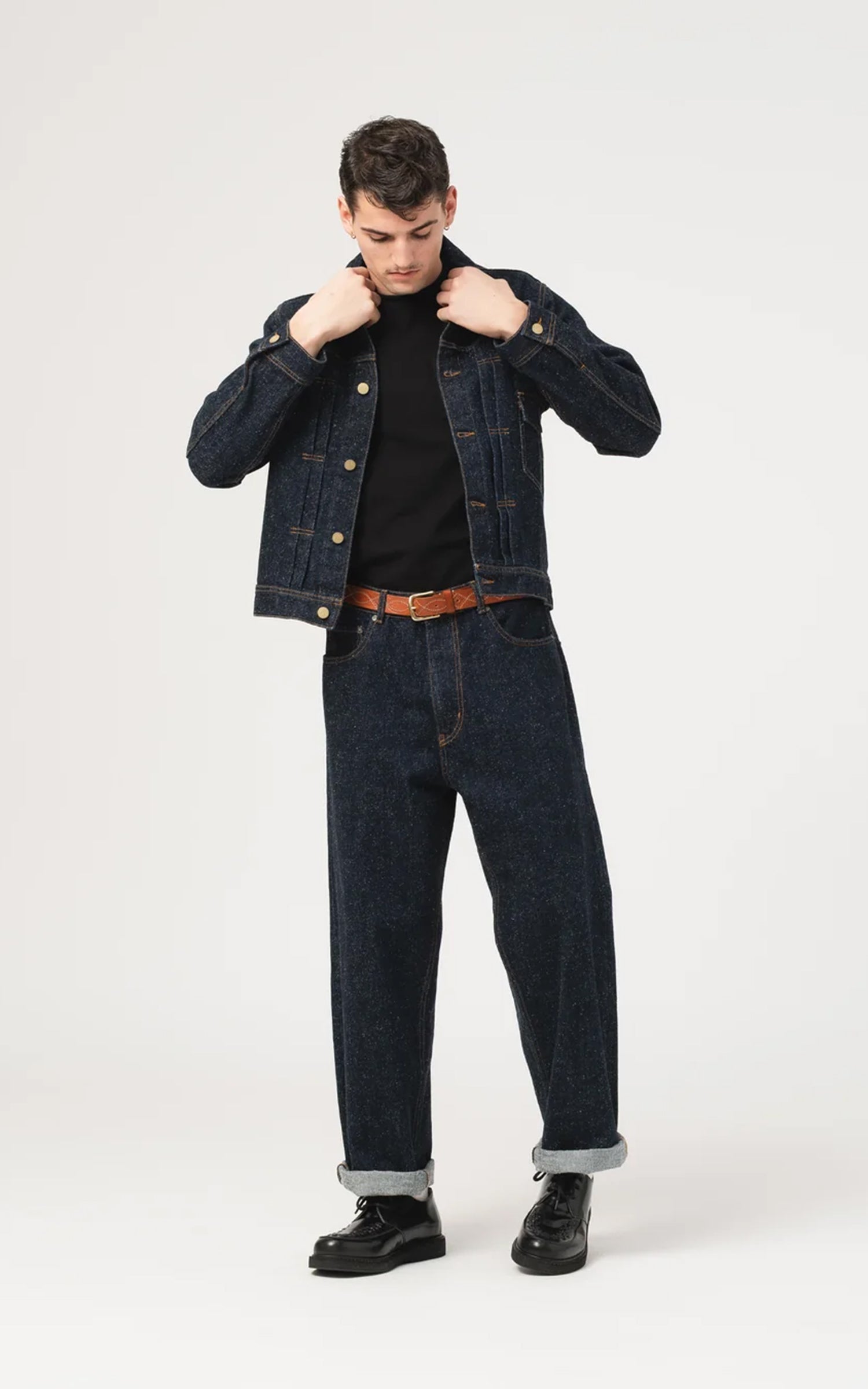 Eat Dust Fit 69 Flh Pants Neppy Denim Indigo