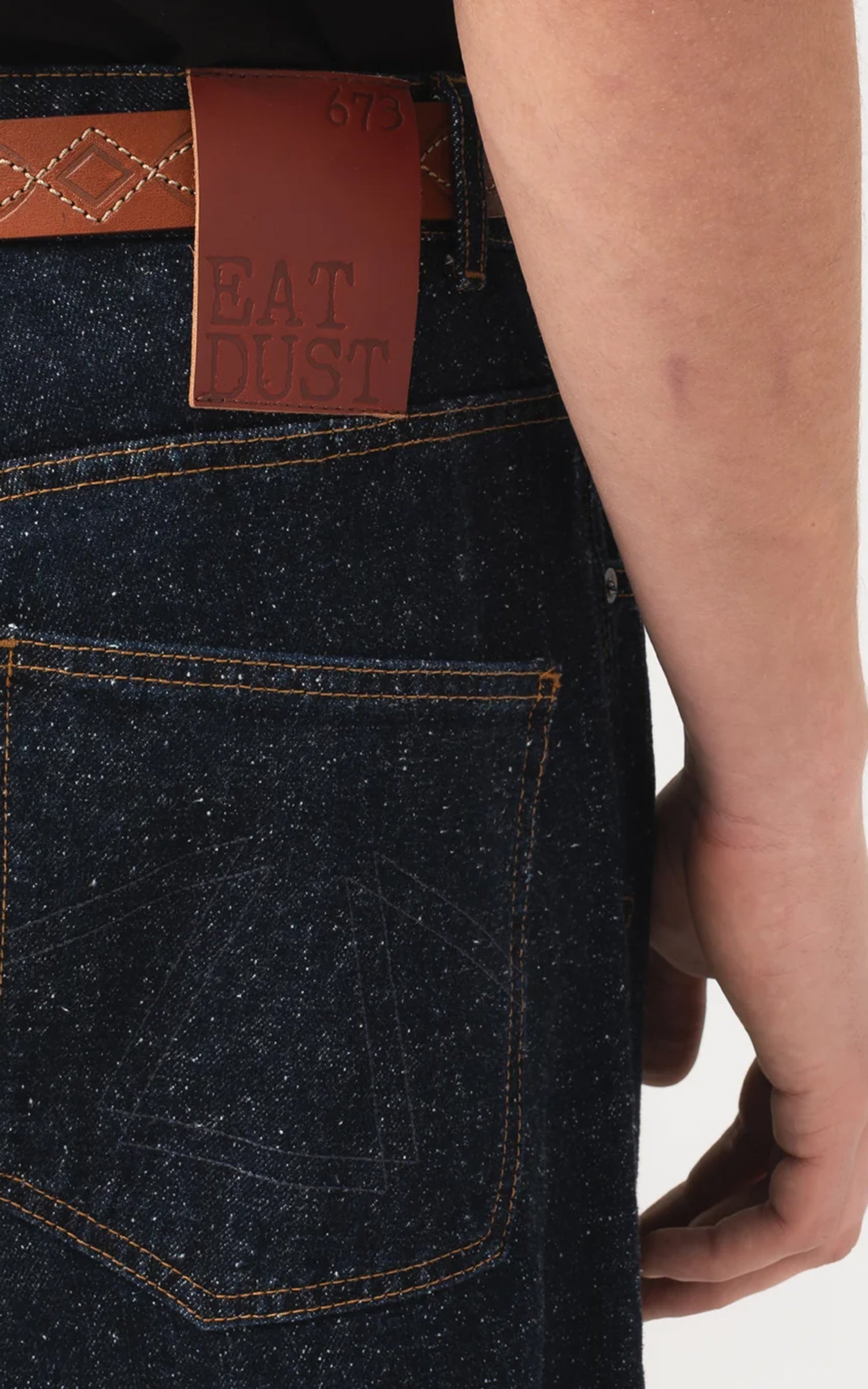Eat Dust Fit 69 Flh Pants Neppy Denim Indigo