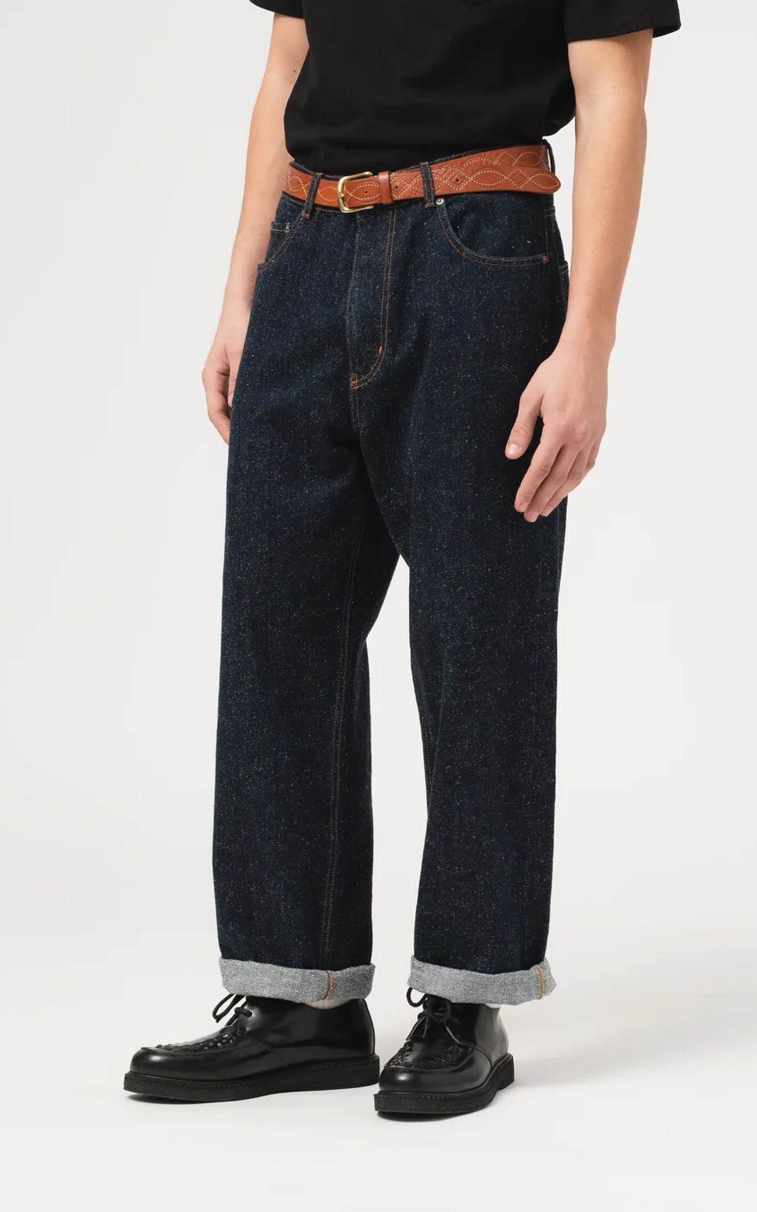 Eat Dust Fit 69 Flh Pants Neppy Denim Indigo