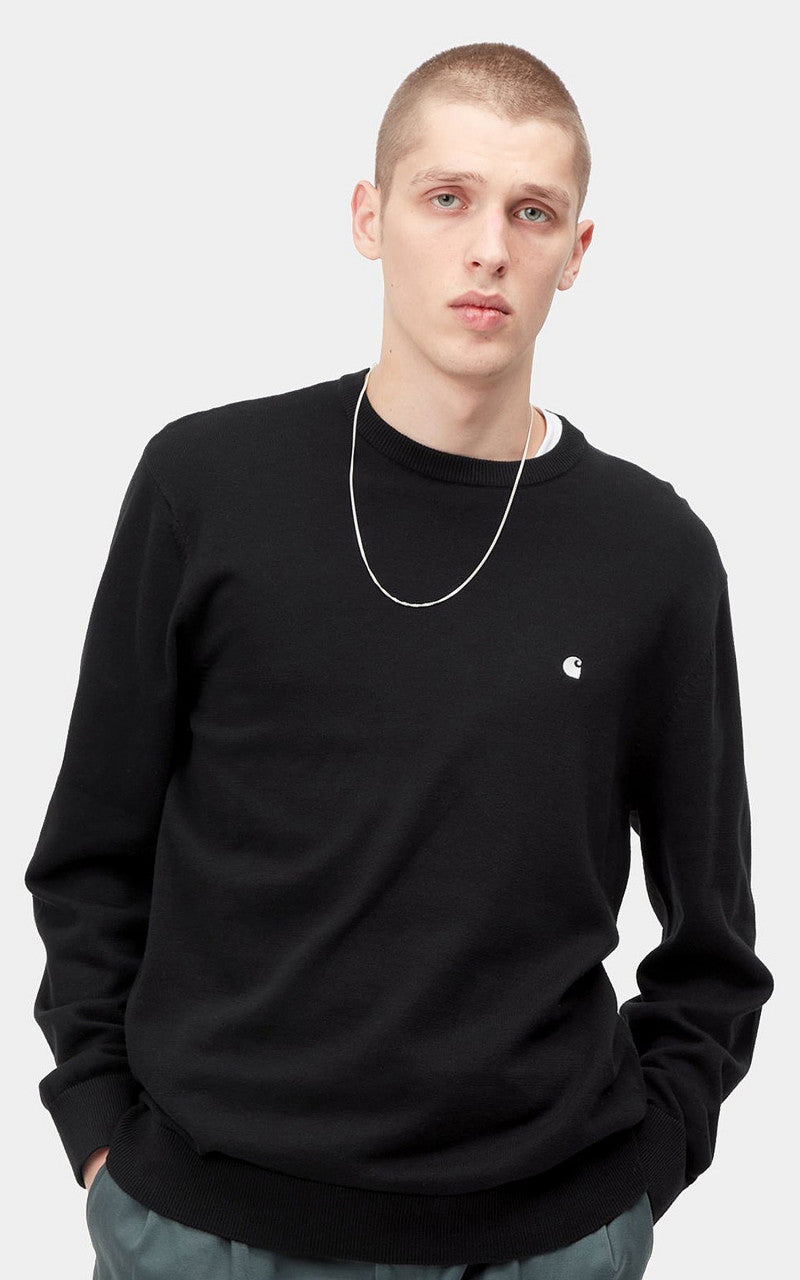 Carhartt WIP Madison Sweater Black/Wax