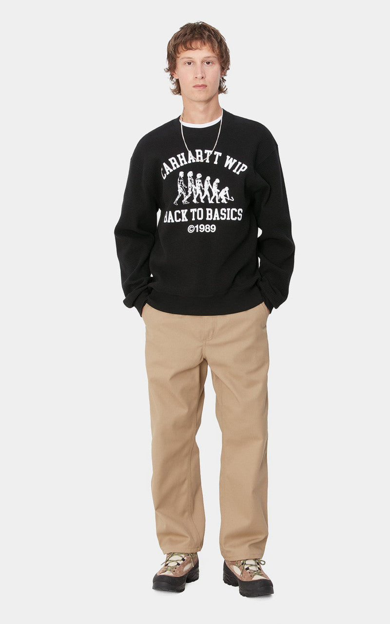 Carhartt WIP Main Basics Sweat Black/White