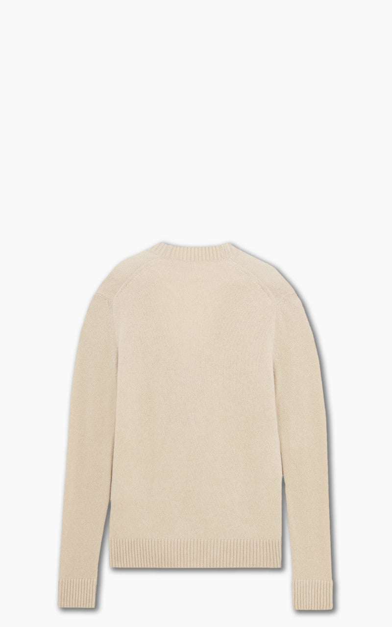 Maison Kitsuné Baby Fox Patch Cosy Cardigan Beige