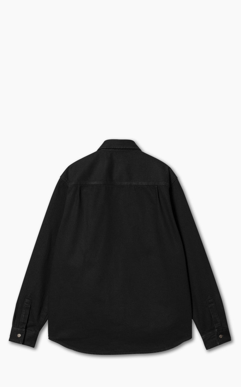 【超お得】CarharttWIP Manny Shirt Jac S Carhartt WIP Manny Shirt Jac Black Rinsed